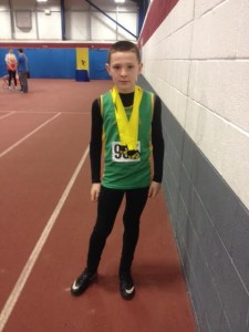 Jake with his 3 medals